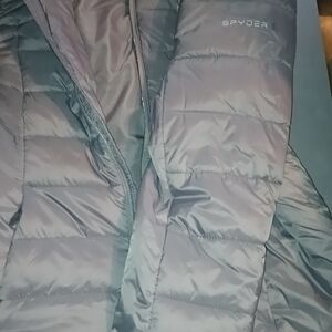 Spyder Women's Charcoal Puffer Jacket